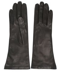 Mario Portolano | Black Nappa Leather Gloves | Lyst