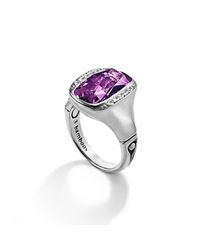 John Hardy | Metallic Small Octagon Ring | Lyst