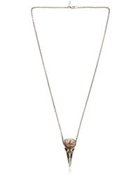 Pamela Love | Metallic Small Crow Skull Necklace | Lyst