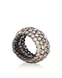 Sidney Garber | Brown Diamond Flexible Ring | Lyst