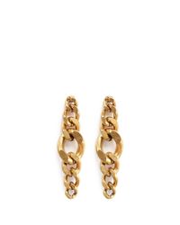 Ela Stone | Metallic 'editha' Graduated Chain Earrings | Lyst