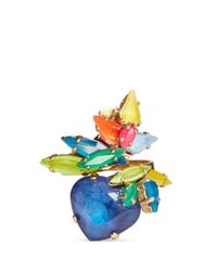 Erickson Beamon | Multicolor 'Splash' Neon Crystal Ring | Lyst