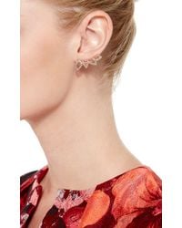 Joelle Jewellery | 18K Pink Gold Lace Single Earring | Lyst