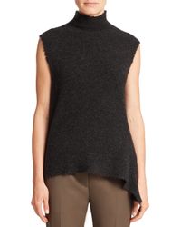 3.1 Phillip Lim | Gray Sleeveless Mock-neck Pullover | Lyst