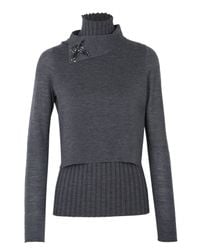 Dorothee Schumacher - Gray Cutting Edge Pullover Turtle 1/1 - Lyst