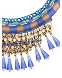 Sveva Collection | Blue Chandra Necklace | Lyst