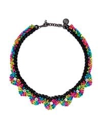 Venessa Arizaga | Multicolor 'electra' Threadwork Necklace | Lyst