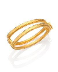 Eddie Borgo | Metallic Zip Bangle Bracelet | Lyst