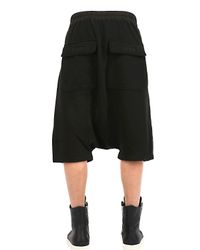 Rick Owens | Black Drkshdw Hooded Zip-up Cotton Sweatshirt for Men | Lyst