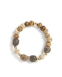 Perle By Lola | Brown Mammoth Spacer Bracelet | Lyst