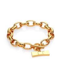 kate spade new york | Metallic Hummingbird Bow Charm Chain Bracelet | Lyst