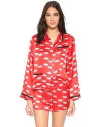 Morgan Lane | Multicolor Ruthie Pj Top - Noir | Lyst