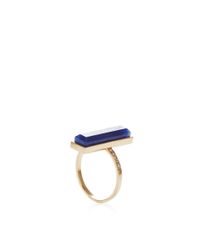 Jade Jagger | Metallic Never-ending Sapphire Ring with Diamond Pave | Lyst