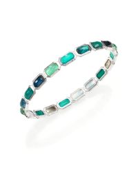 Ippolita | Green Rock Candy Small Brick Bangle Bracelet | Lyst
