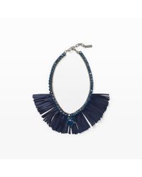 Club Monaco | Blue Radà Nina Ribbon Necklace | Lyst