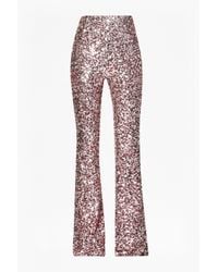 French Connection | Pink Lunar Sparkle Sequin Flares | Lyst