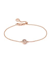 Monica Vinader | Pink Naida Mini Circle Bracelet | Lyst