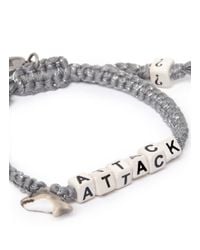 Venessa Arizaga | Gray 'shark Attack' Bracelet | Lyst