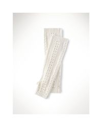 Ralph Lauren | Beige Beaded Arm Warmers | Lyst