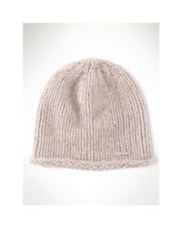 Ralph Lauren | Beige Chunky Skull Cap | Lyst
