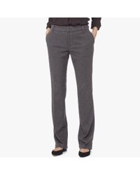 James Perse Gray Knit Slim Flare Trouser