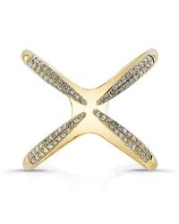 Anne Sisteron | 14kt Yellow Gold Diamond Claw Ring | Lyst
