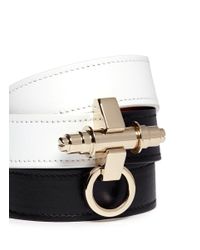 Givenchy | Black Obsedia Triple Wrap Leather Bracelet | Lyst