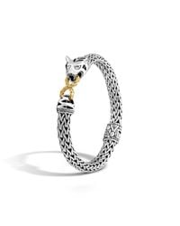 John Hardy | Blue Macan Station Bracelet | Lyst