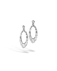 John Hardy | Metallic Kali Oval Drop Earrings | Lyst