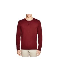 Steven Alan | Purple Henley for Men | Lyst
