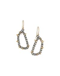 Alexis Bittar | Metallic Elements Spiked Crystal Earrings | Lyst
