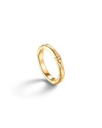 John Hardy | Metallic Slim Band Ring | Lyst