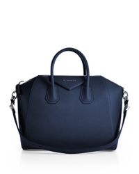 Givenchy | Blue Antigona Medium Leather Satchel | Lyst