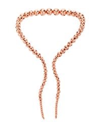 Paula Mendoza | Pink Rose Gold Double Glaucus Bubble Necklace | Lyst