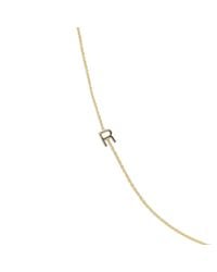 J.Crew | Metallic Maya Brenner 14k Gold Asymmetrical Letter Necklace | Lyst