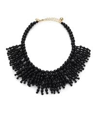 Kate Spade | Black Fringe Appeal Necklace | Lyst
