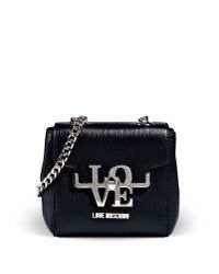 Love Moschino | Black Small Fabric Bag | Lyst