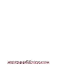 CZ by Kenneth Jay Lane | Pink Brilliant Cut Cubic Zirconia Tennis Bracelet | Lyst