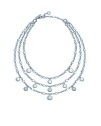 John Hardy | Metallic Dot Triple Row Bib Necklace | Lyst