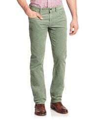 Polo Ralph Lauren | Green Varick Slim-straight Stretch-corduroy Pant for Men | Lyst