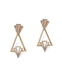 Lulu Frost - Metallic Portico Earring - Lyst