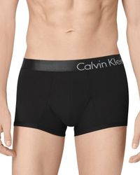 Calvin Klein | Black Low Rise Trunks for Men | Lyst