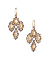 Alexis Bittar | Metallic Elements Desert Jasper Crystal Spur Lace Drop Earrings | Lyst