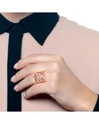 Lulu Frost - Metallic Code Number 14Kt Rose Gold #5 Ring - Lyst