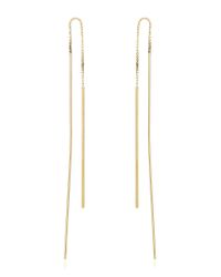 Janis Savitt | Metallic Thread Earrings | Lyst