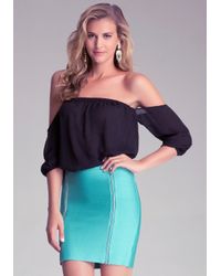 bebe off the shoulder