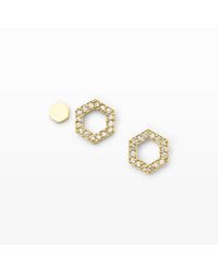 Club Monaco | Metallic Campbell Honey Stud Card | Lyst