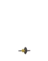 Iosselliani | Black Zircon Fan Ring | Lyst