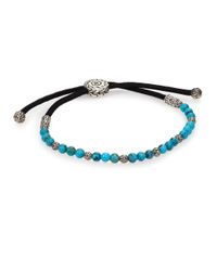 John Hardy | Blue Batu Classic Chain Turquoise & Sterling Silver Bead Bracelet | Lyst