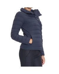 Peuterey | Blue Jacket May B Nylon Bistretch With Zip Asimmetric | Lyst
